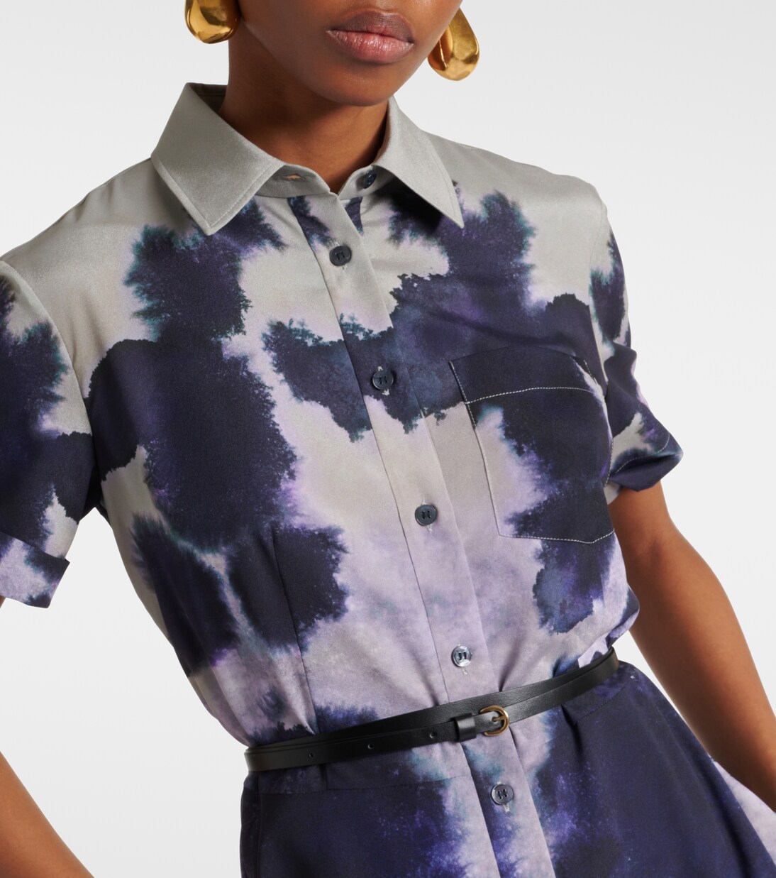 فستان ميدي بطبعات Kiera | Altuzarra