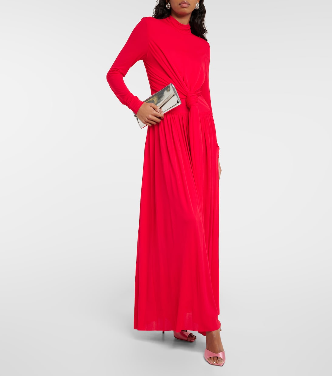 Emmie mirrored clutch | Jimmy Choo