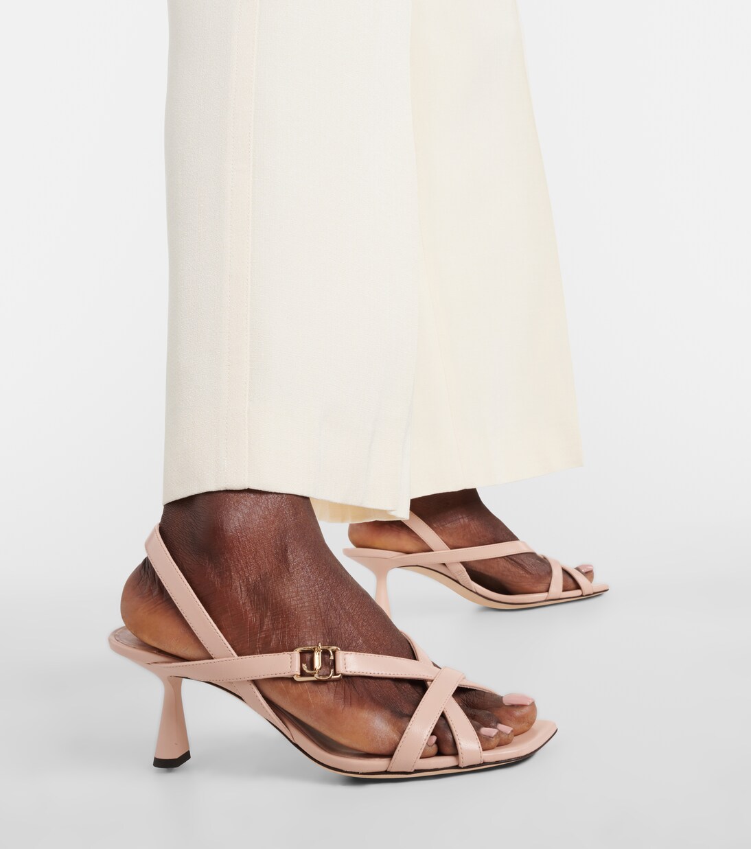 Jess 95 leather sandals | Jimmy Choo