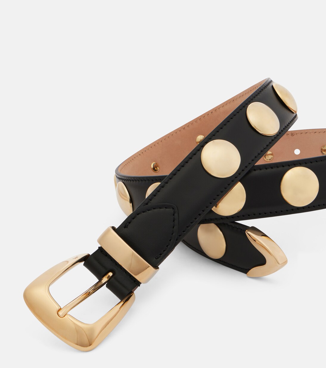 Ceinture Benny en cuir à ornements | Khaite