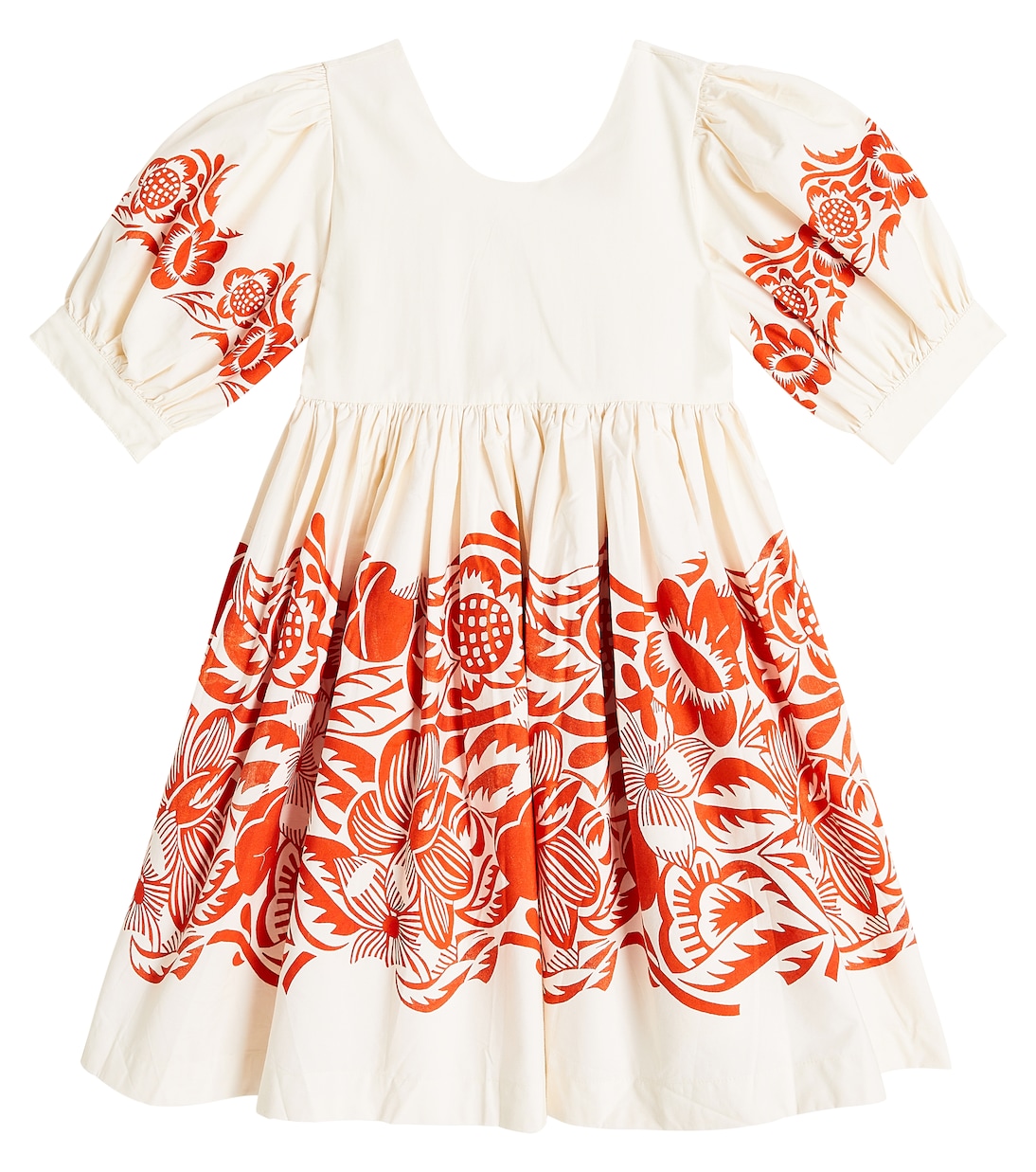 Camilo floral puff-sleeve dress | Molo