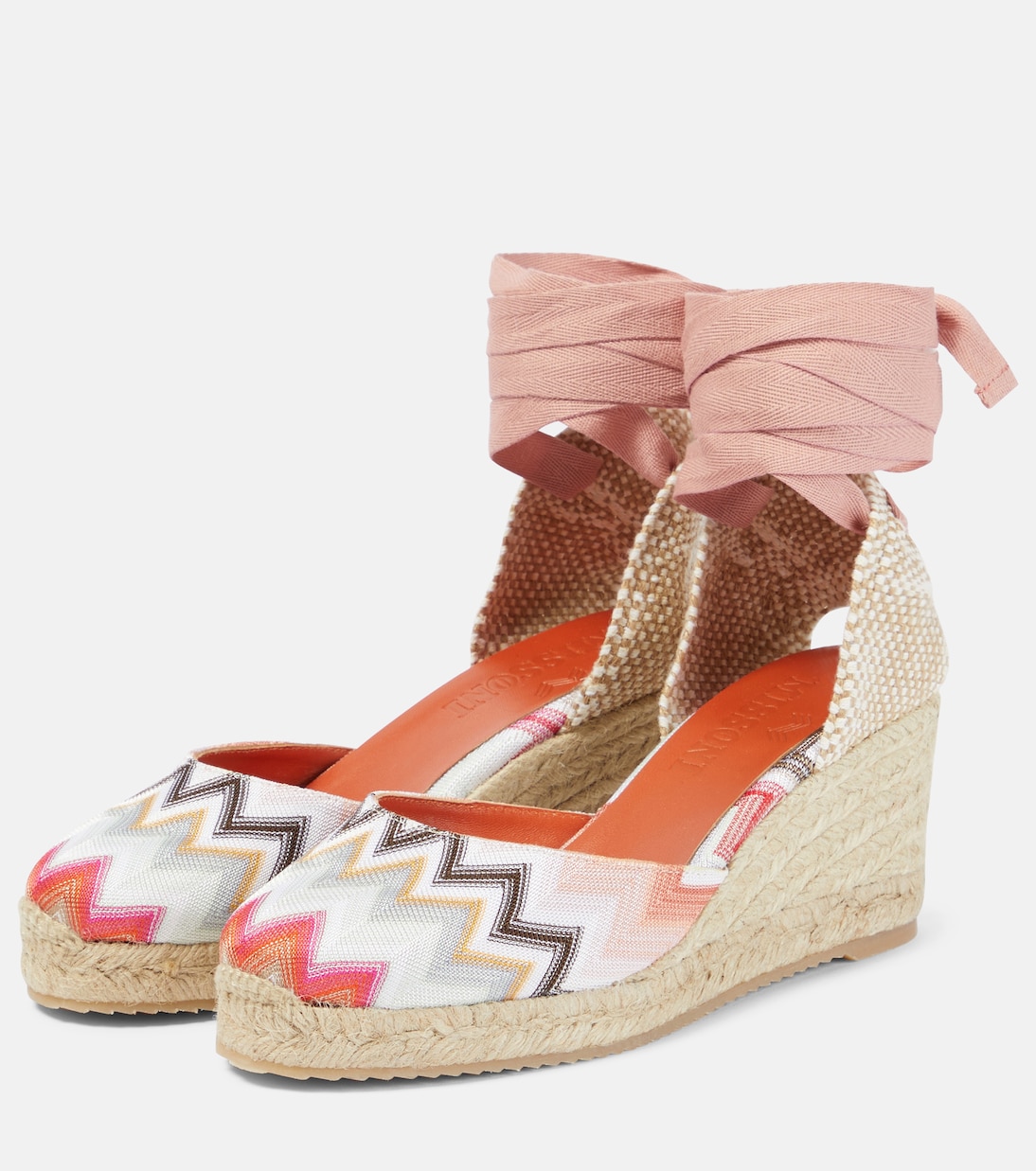 Zig Zag Eva 80 espadrille wedges | Missoni