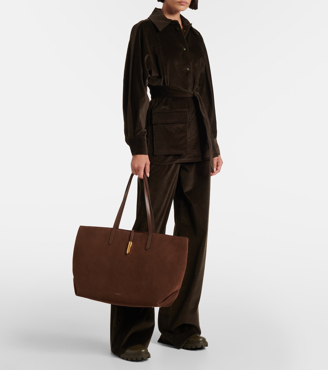 Tote Bag Tokyo aus Veloursleder | DeMellier