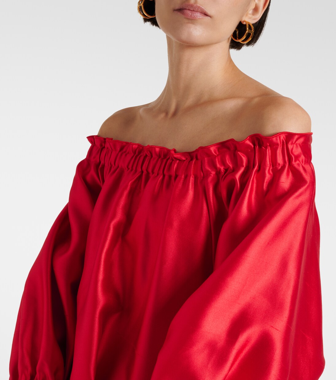 Minikleid Lepre aus Seide und Baumwolle | Max Mara