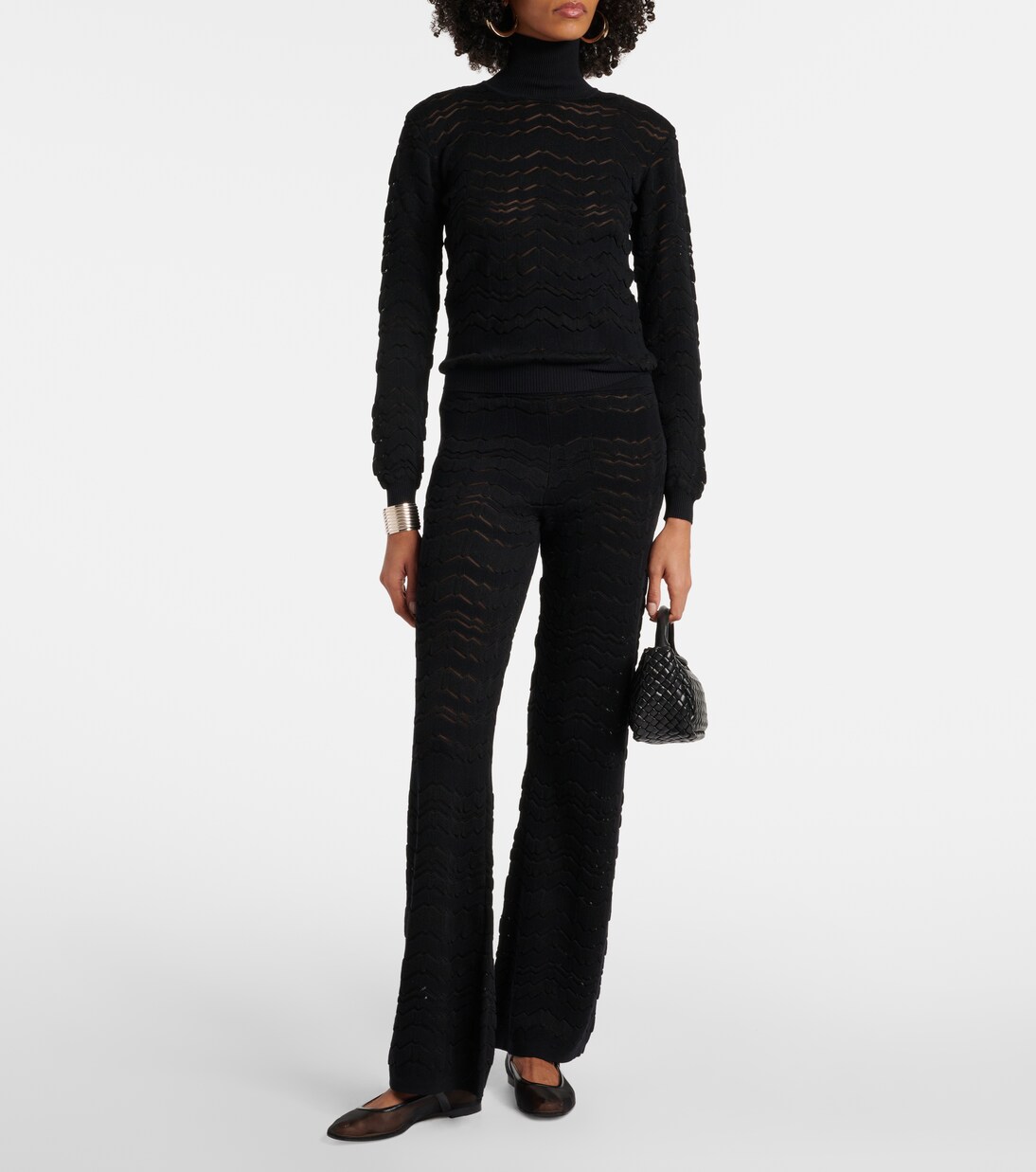 Gerade Hose aus Häkelstrick | Missoni