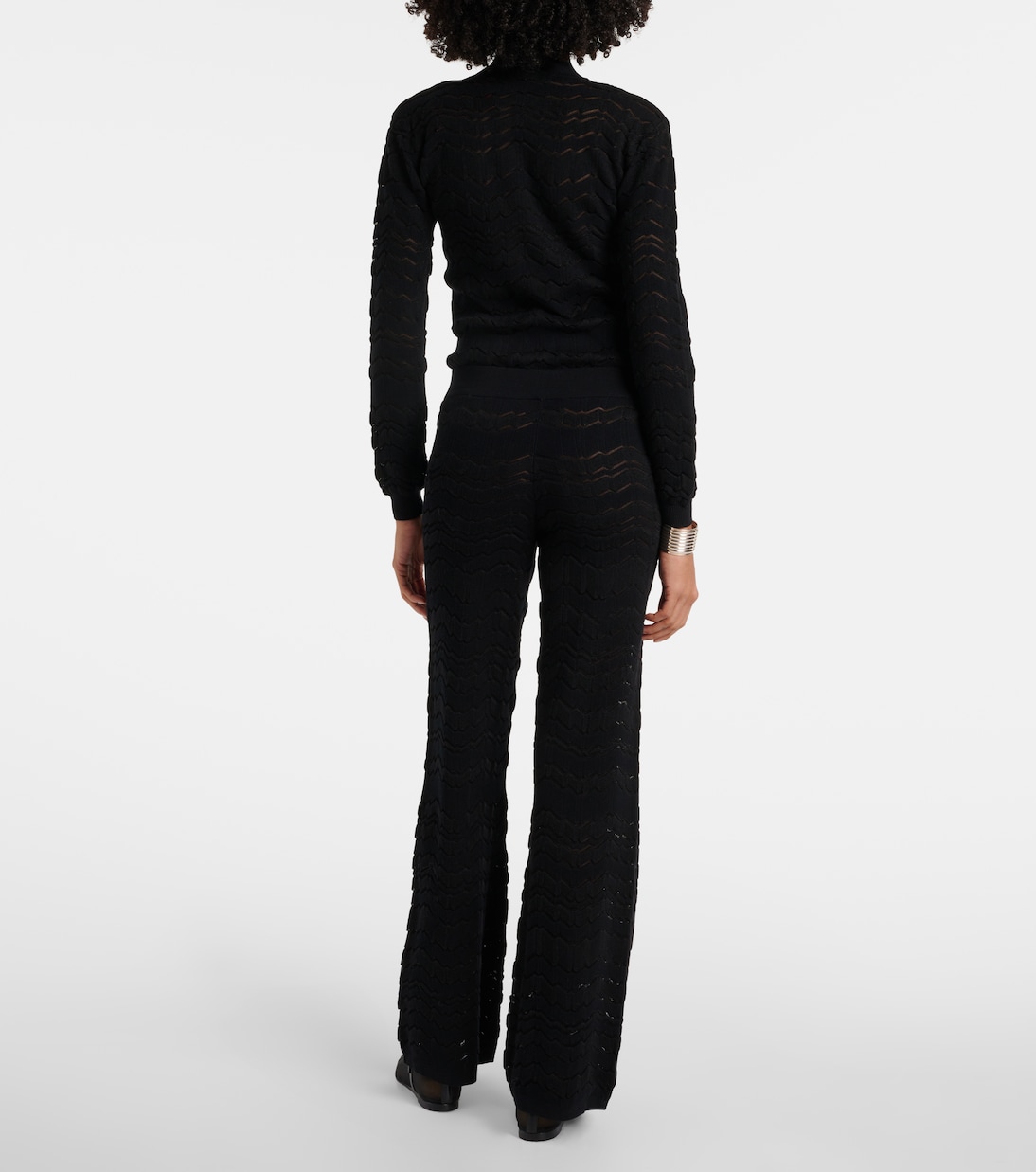 Gerade Hose aus Häkelstrick | Missoni