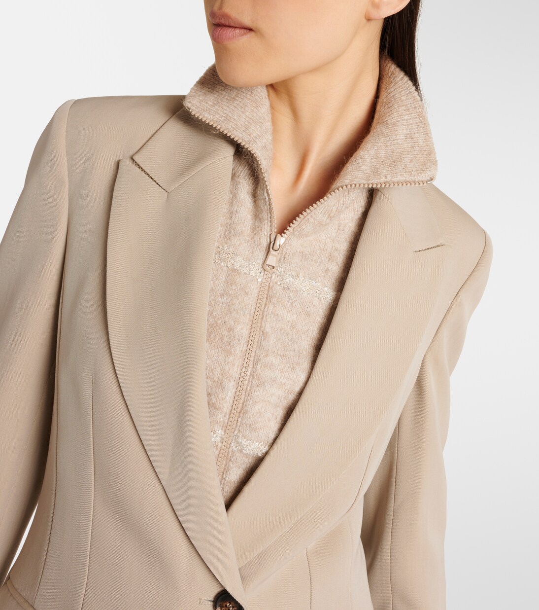 Wool-blend blazer | Brunello Cucinelli