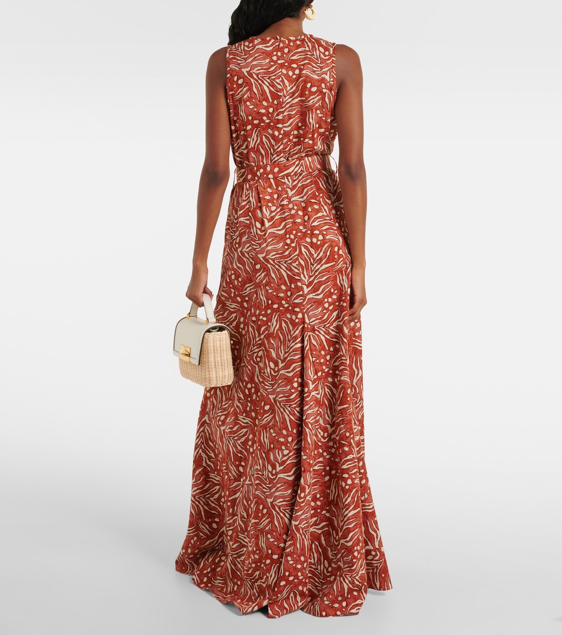 Robe longue Elliot en jacquard | Diane von Furstenberg