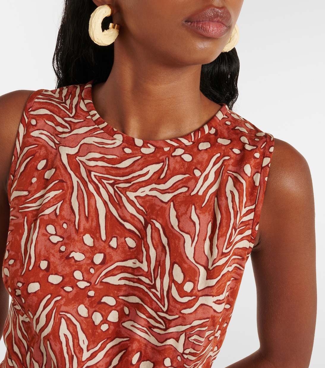 Robe longue Elliot en jacquard | Diane von Furstenberg