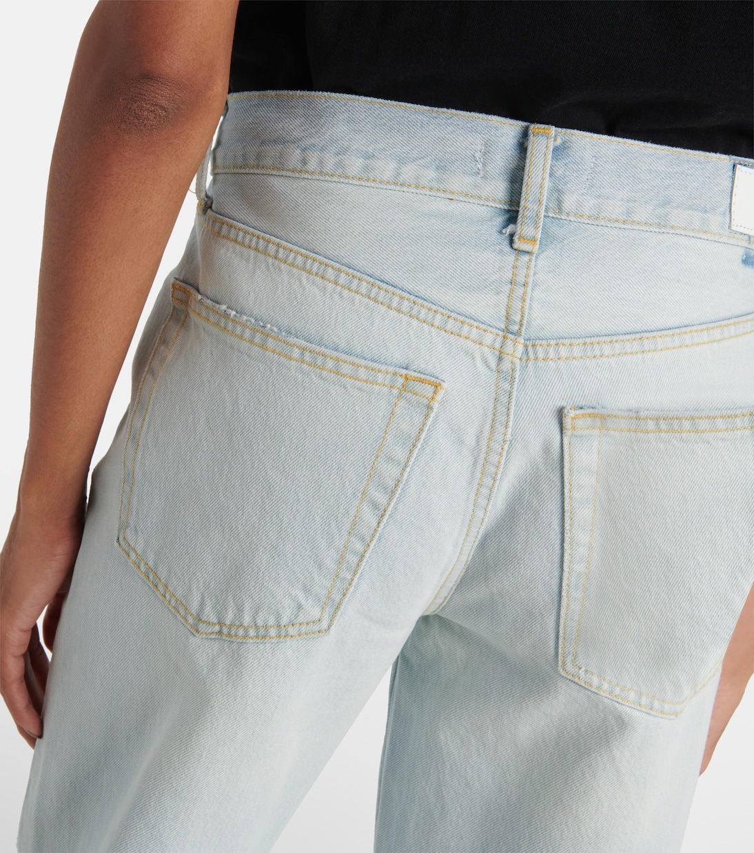 Distressed Straight Jeans Loose Long | Re/Done