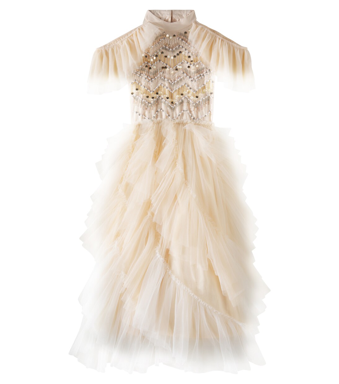 Robe Nebula en coton et tulle à ornements | Tutu Du Monde