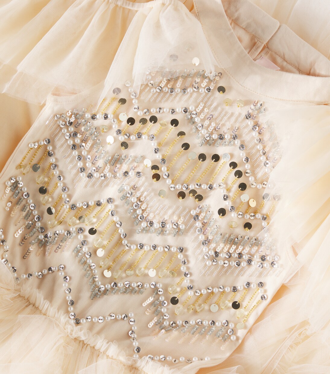 Robe Nebula en coton et tulle à ornements | Tutu Du Monde