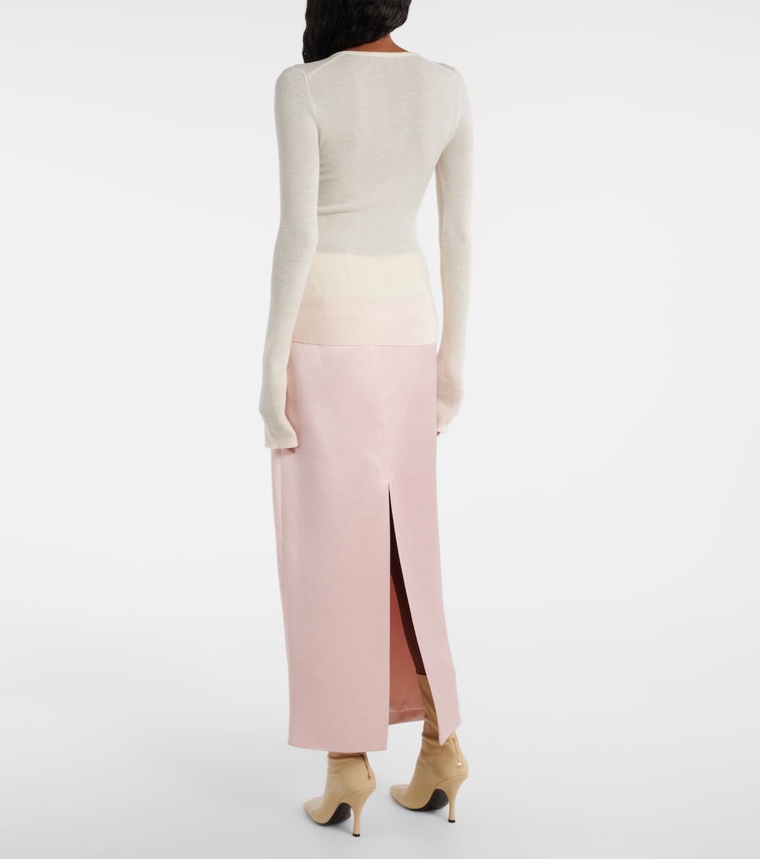 Tania ribbed-knit wool-blend top | Khaite