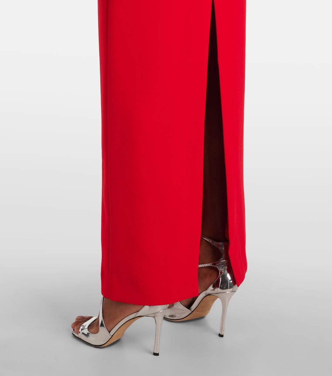 Abito lungo Amalie con scollo bardot | Solace London