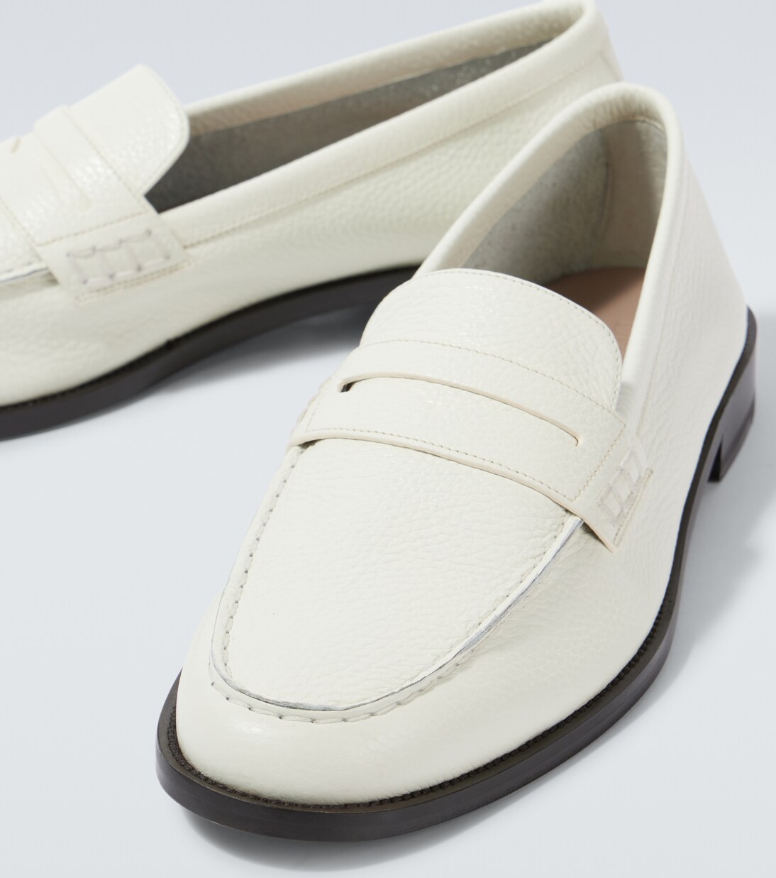 Perry leather penny loafers | Manolo Blahnik