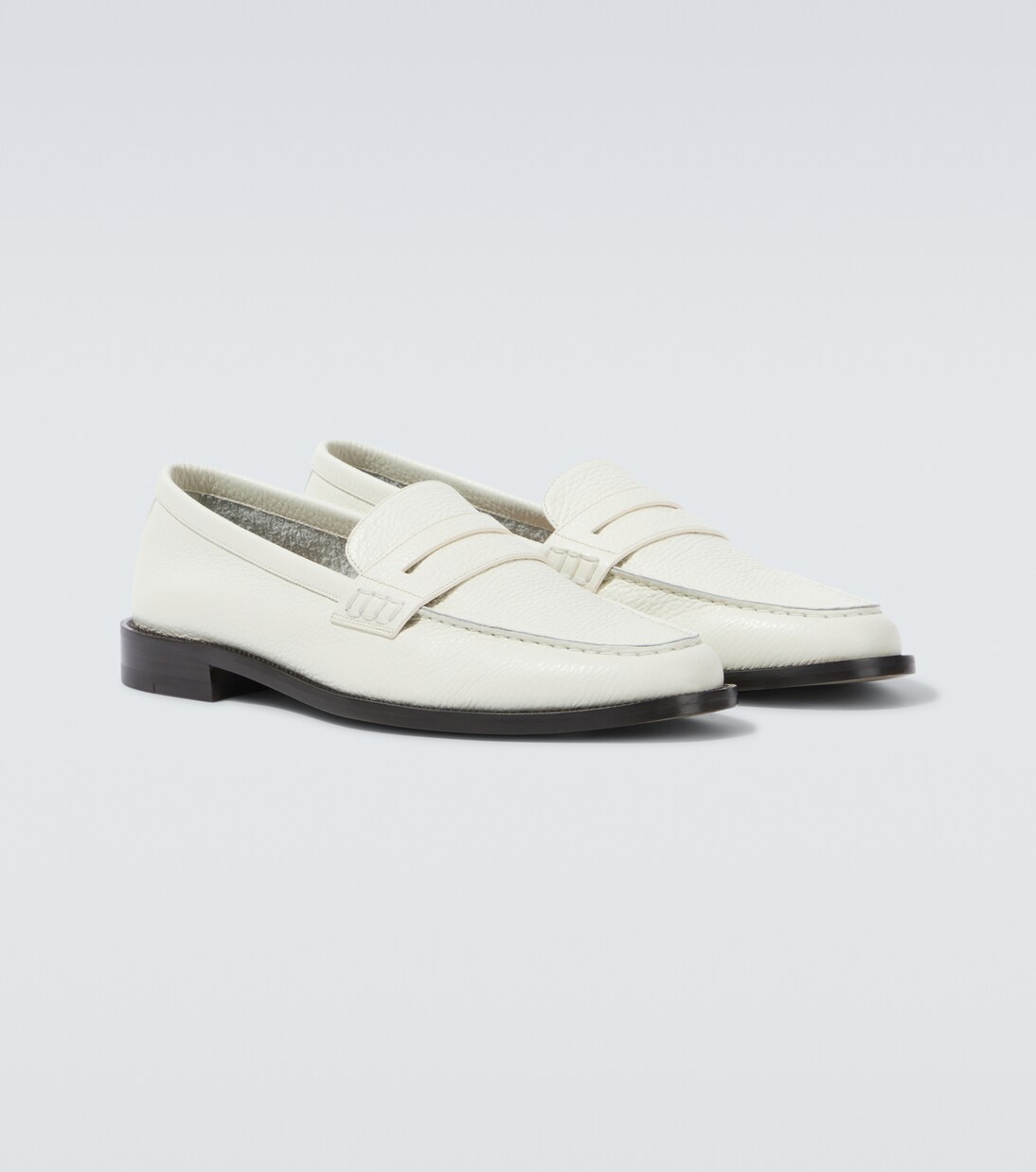 Perry leather penny loafers | Manolo Blahnik