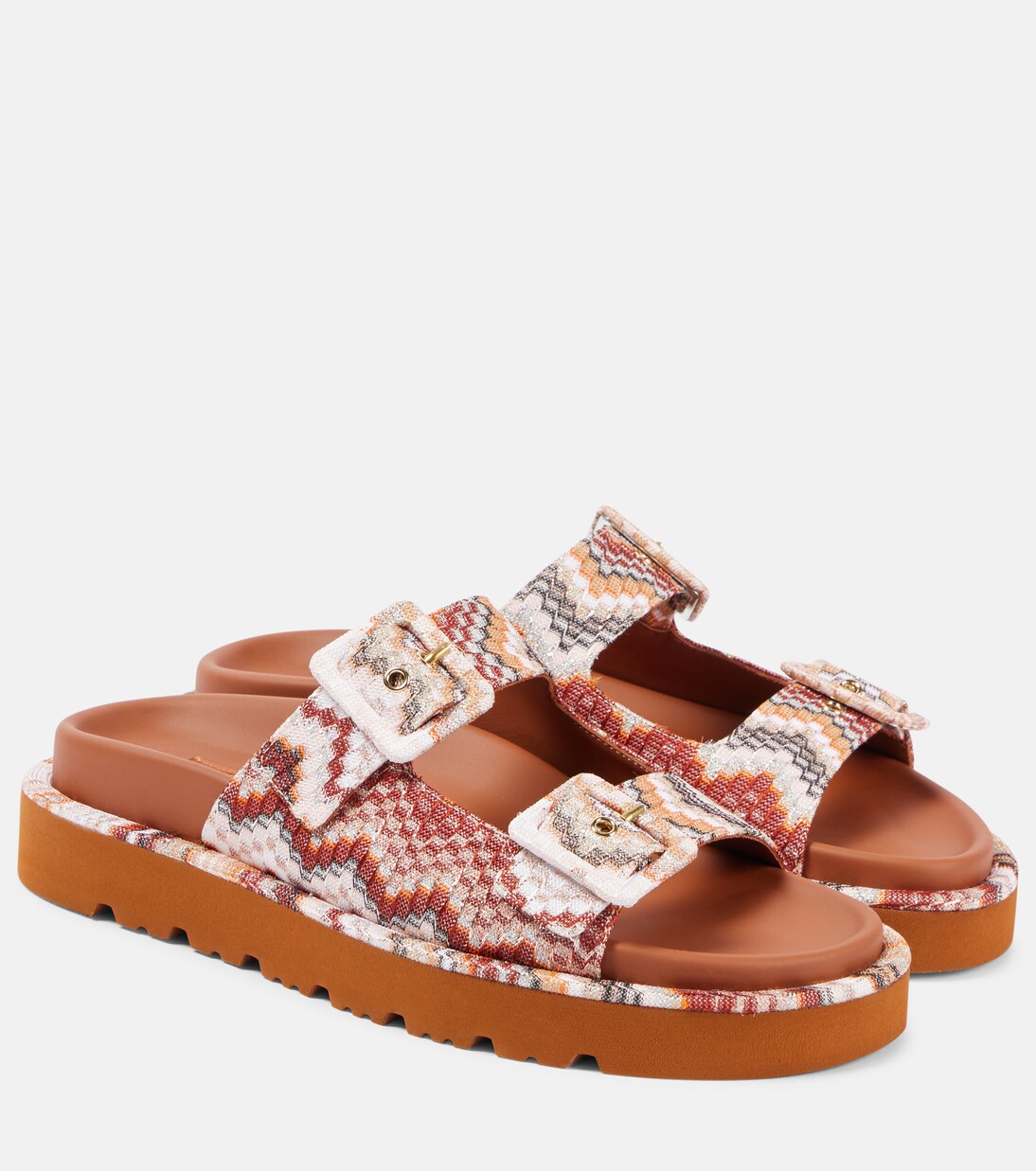 Sandalen Clea aus Häkelstrick | Missoni