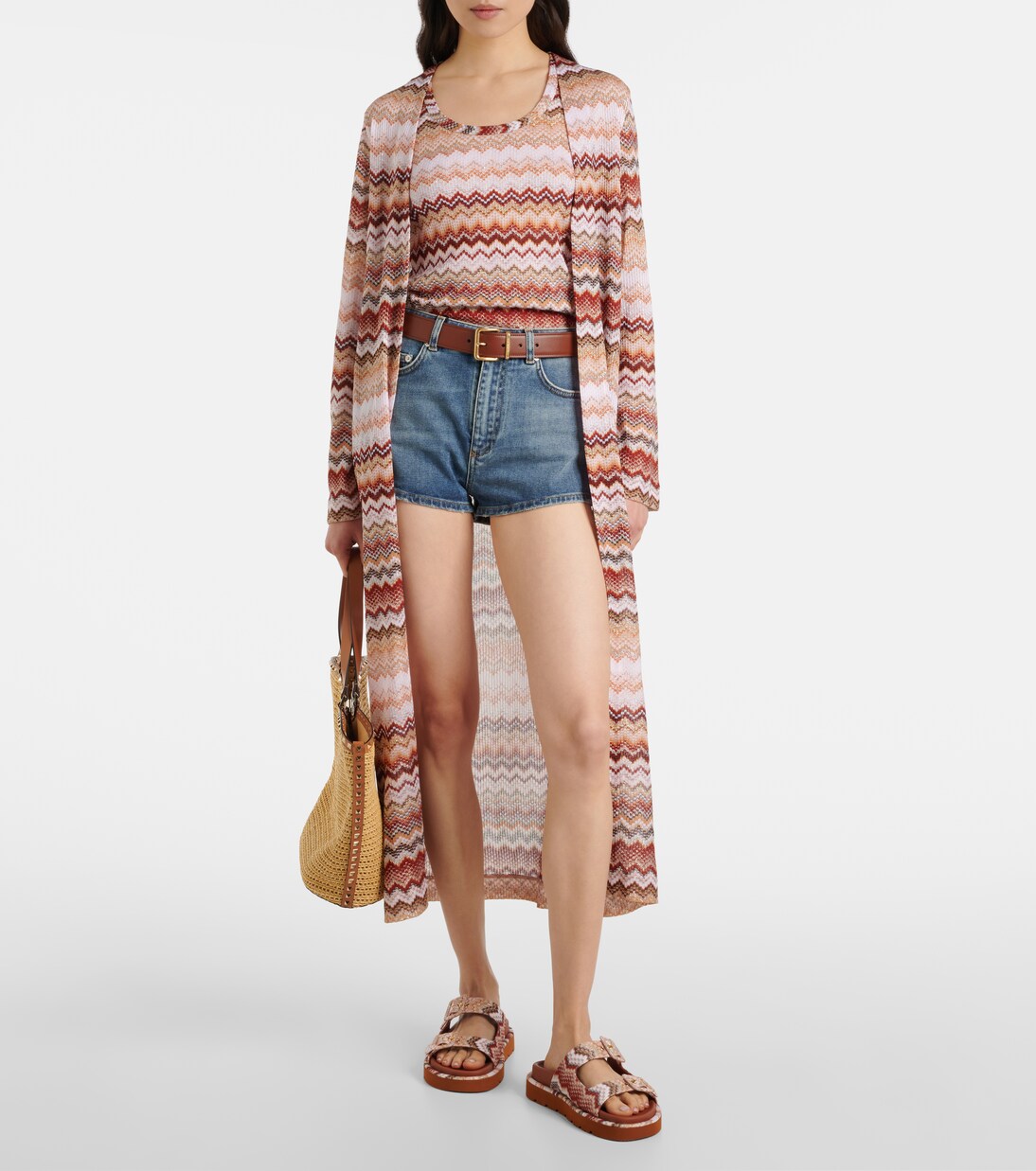 Sandalen Clea aus Häkelstrick | Missoni