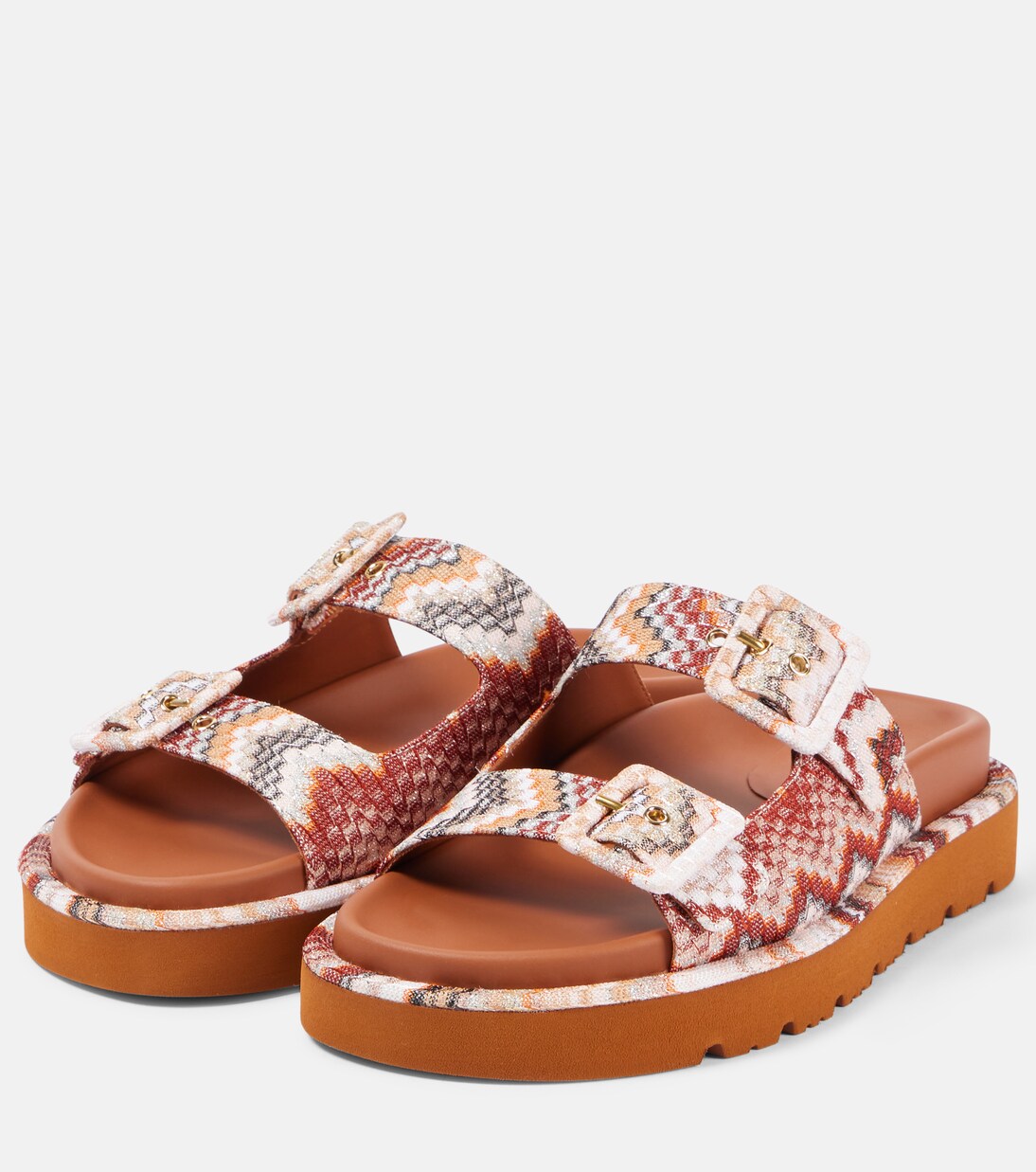 Sandalen Clea aus Häkelstrick | Missoni