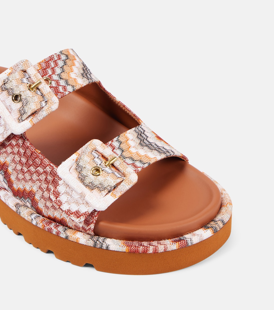 Sandalen Clea aus Häkelstrick | Missoni