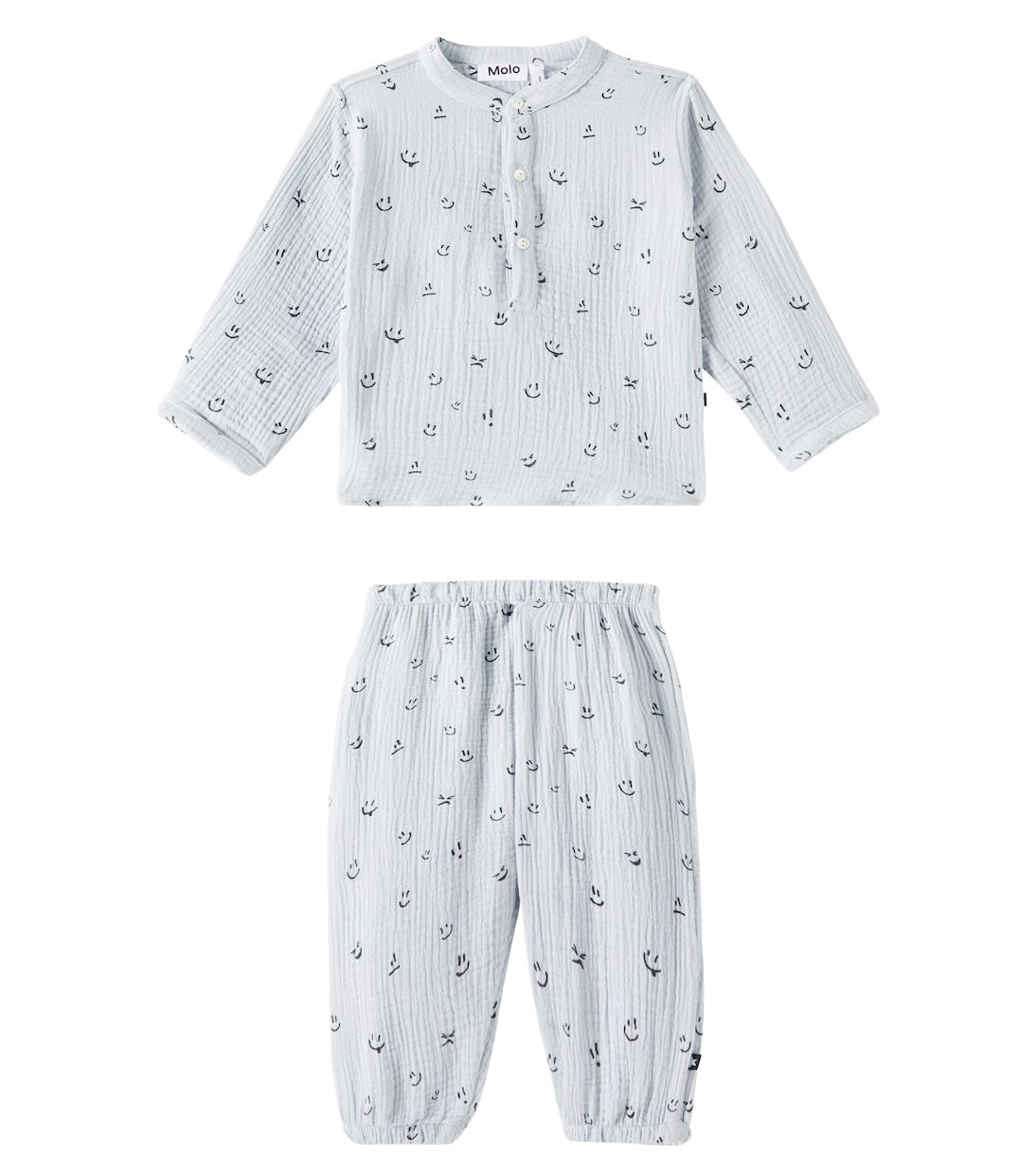 Baby Enoz cotton shirt and pants set | Molo