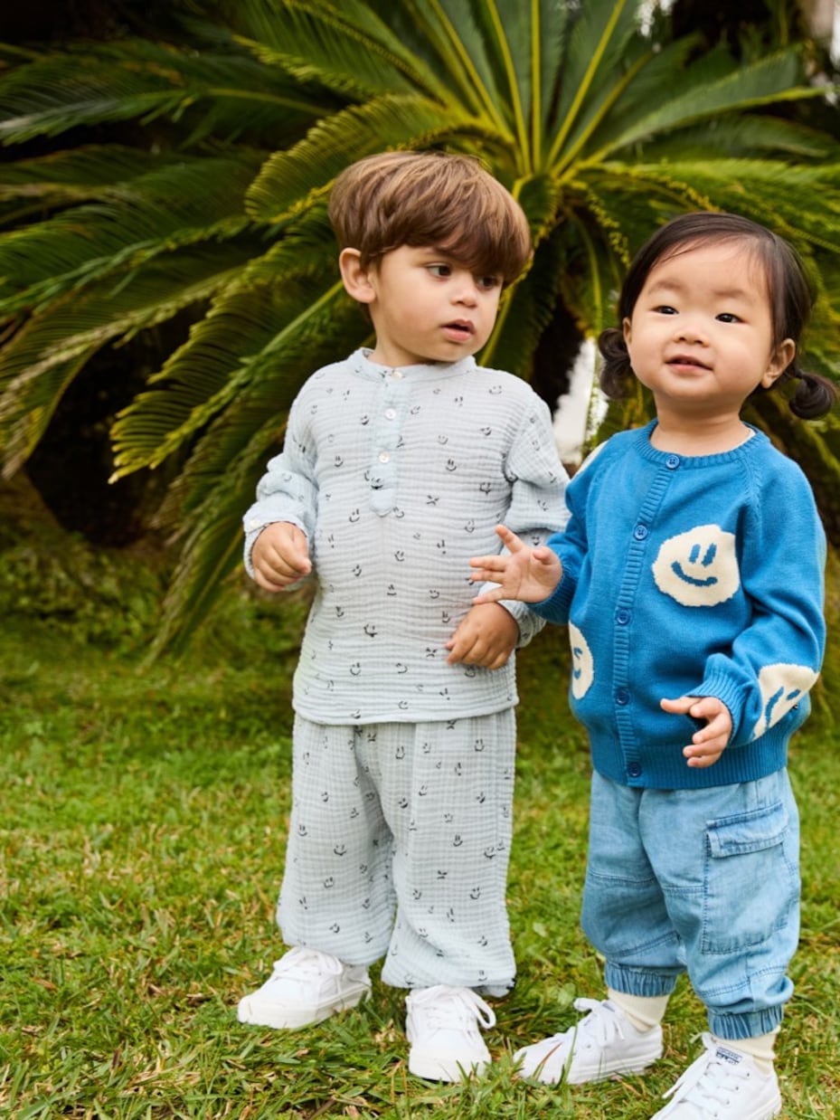Baby Enoz cotton shirt and pants set | Molo