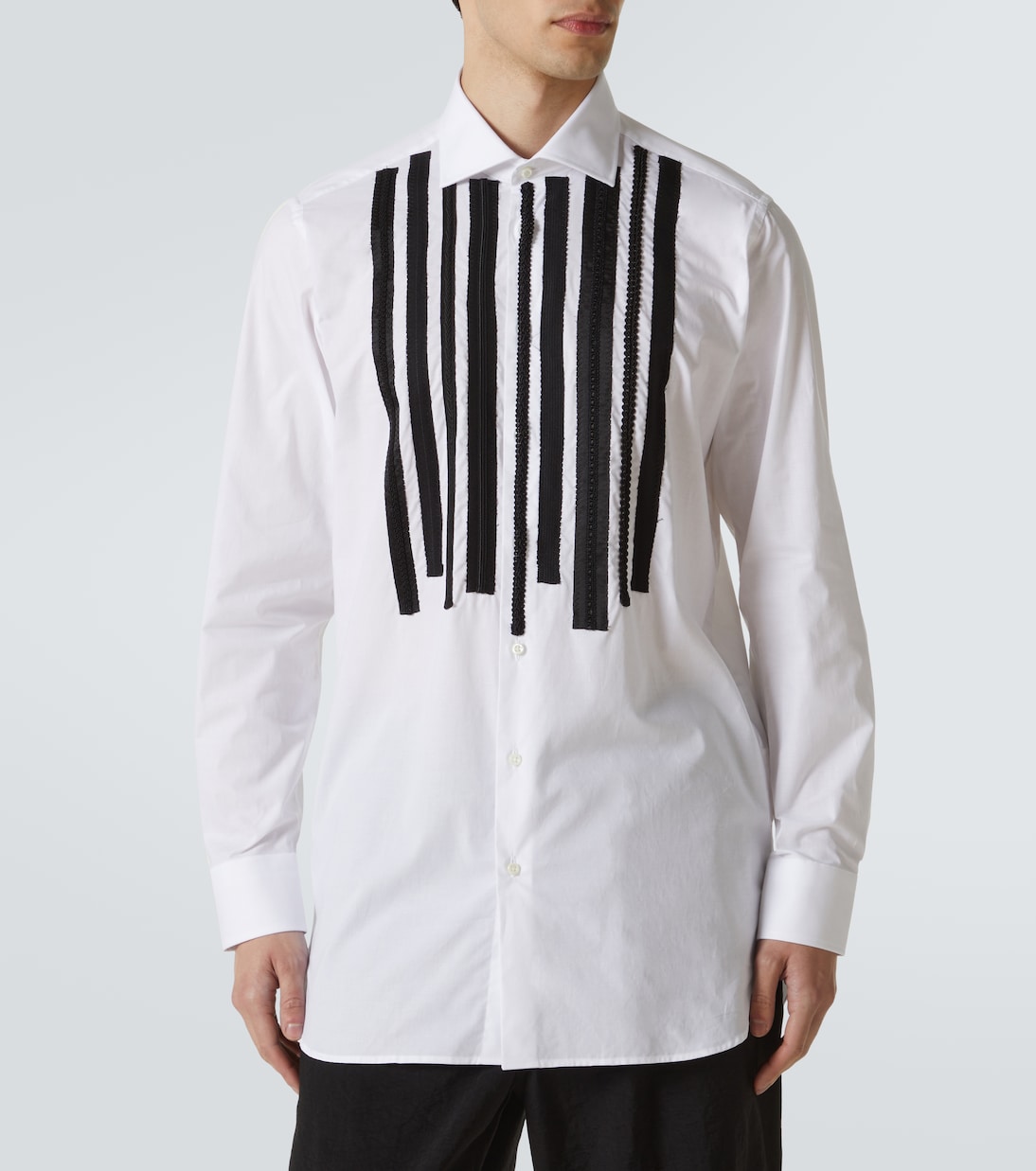 x Guy Rover - Camicia in cotone a righe | Junya Watanabe