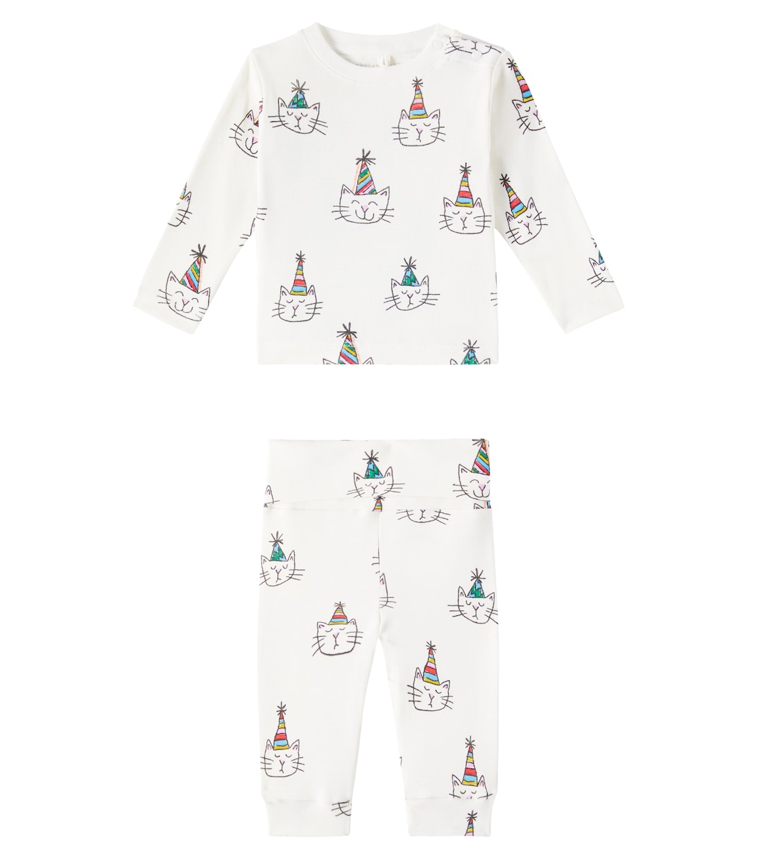 Baby printed cotton tracksuit | Stella McCartney Kids