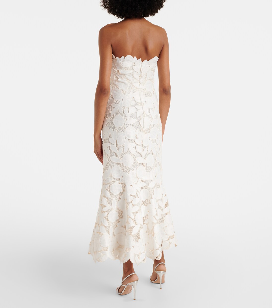 Vestido midi Valetta bordado | Simkhai