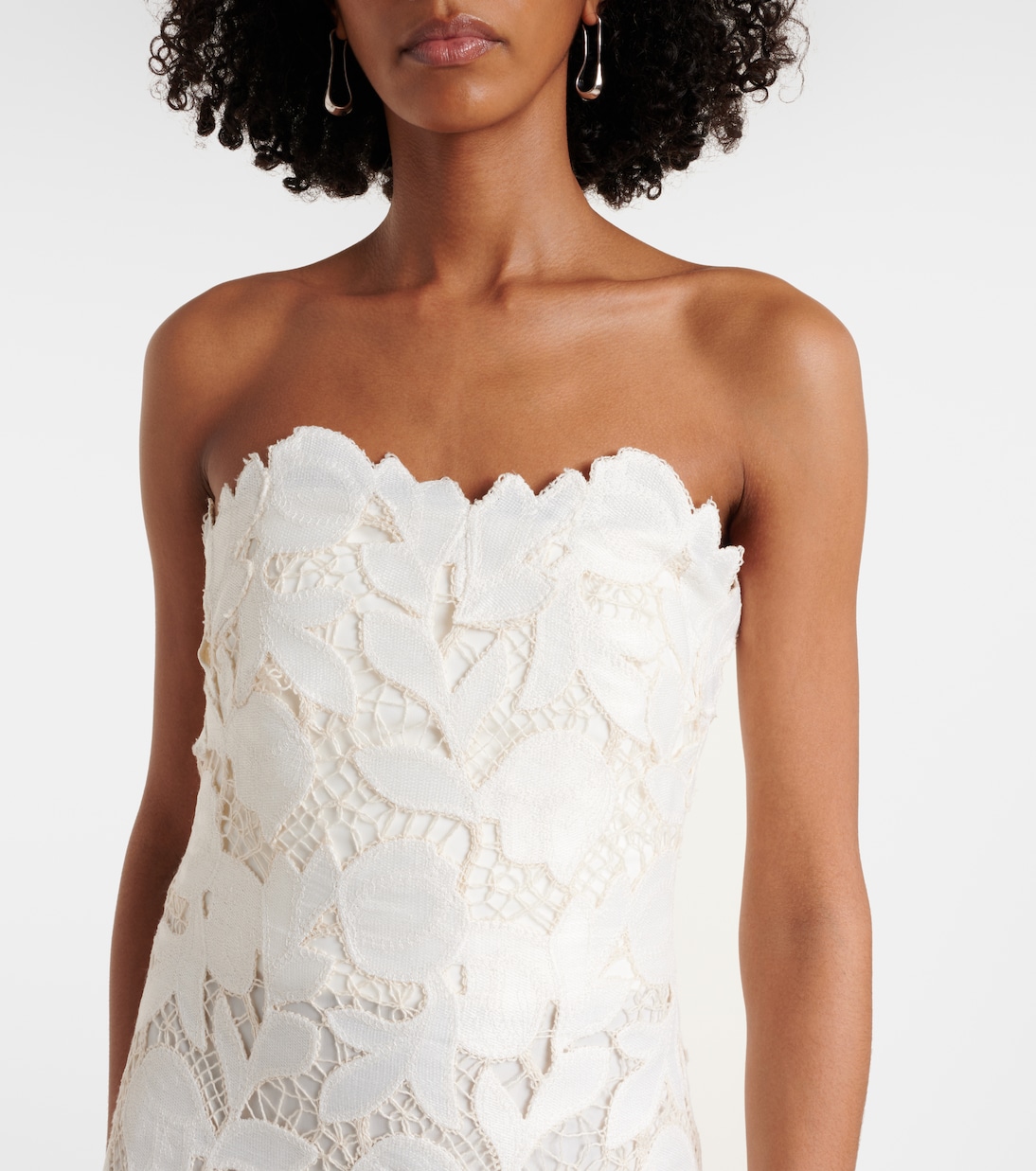 Vestido midi Valetta bordado | Simkhai