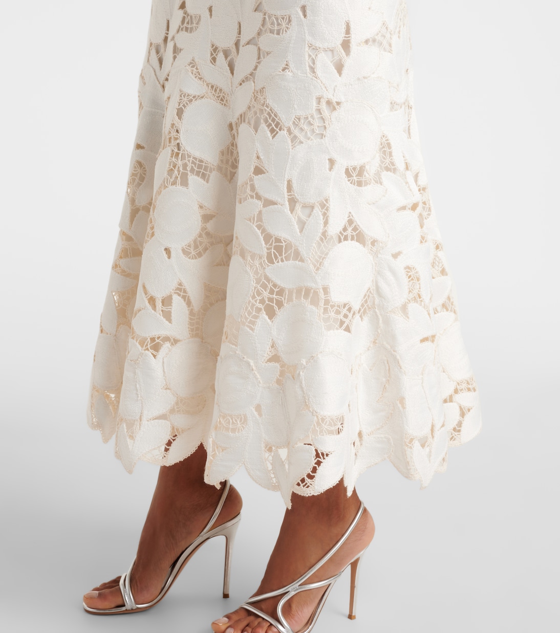 Vestido midi Valetta bordado | Simkhai