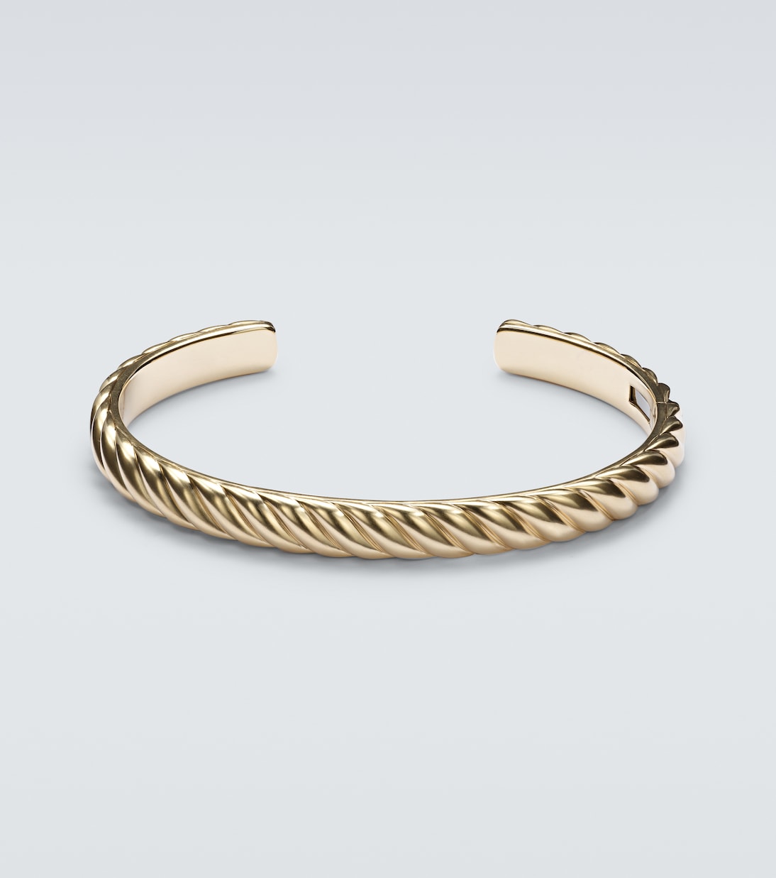 Sculpted Cable 18kt gold cuff bracelet | David Yurman