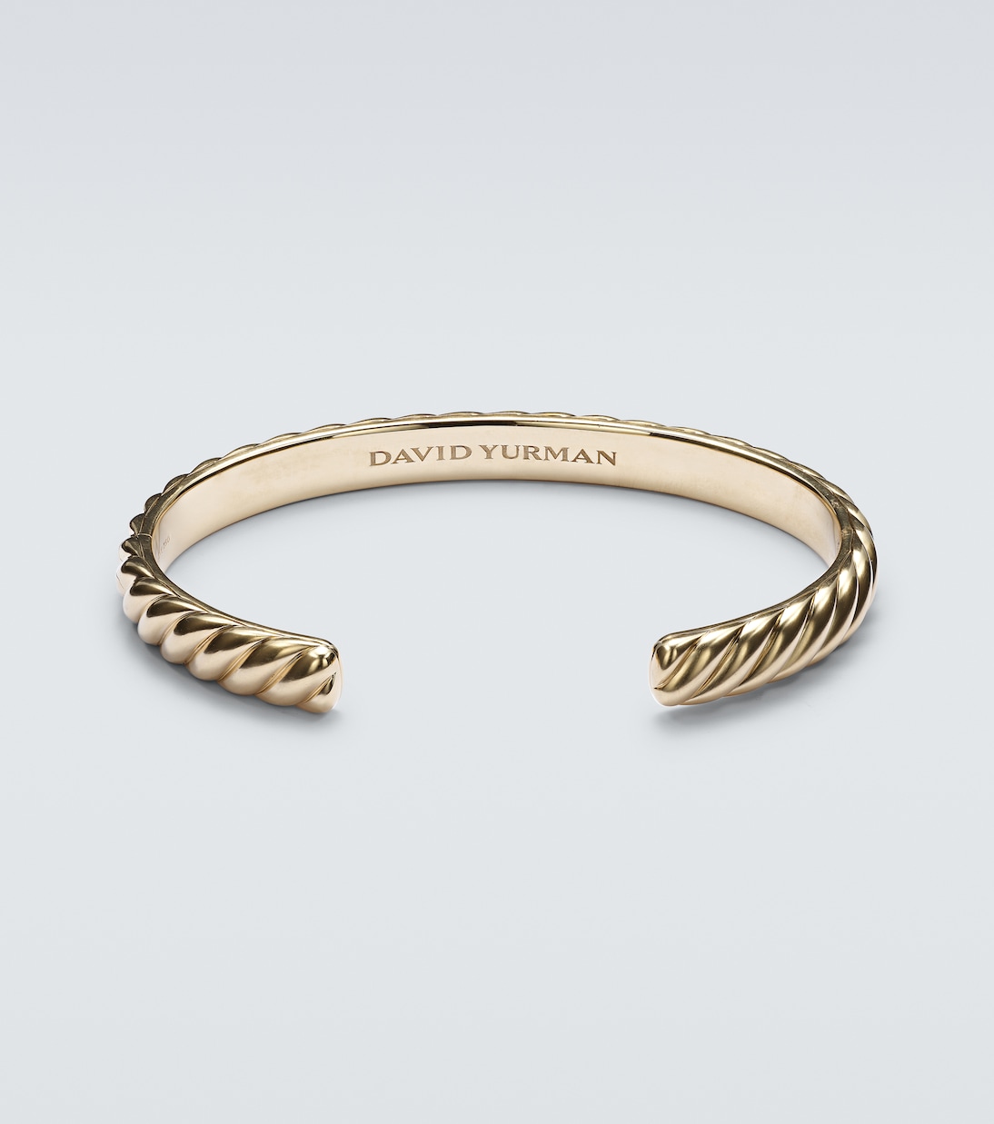 Sculpted Cable 18kt gold cuff bracelet | David Yurman