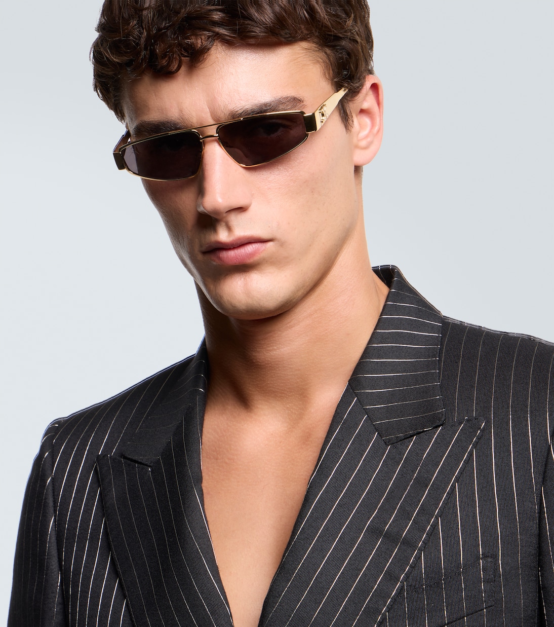 Triomphe Metal 05 rectangular sunglasses | Celine Eyewear