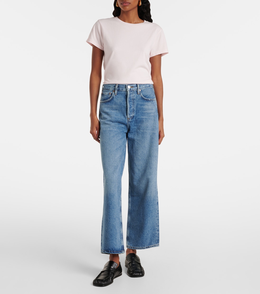High-Rise Wide-Leg Jeans Ren | Agolde