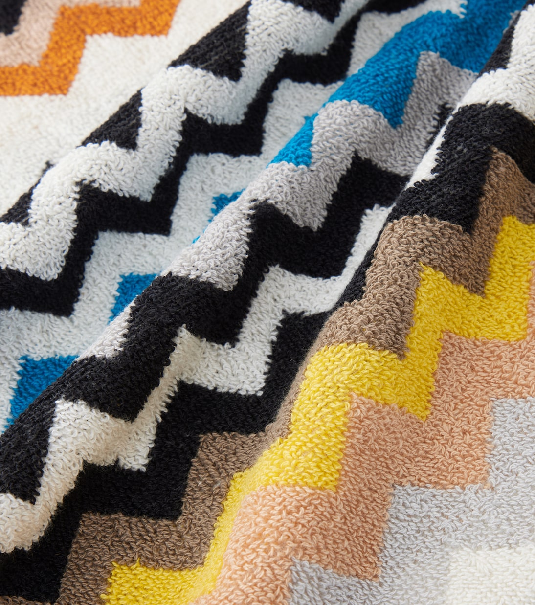 Best Zigzag set of 2 cotton terry towels | Missoni
