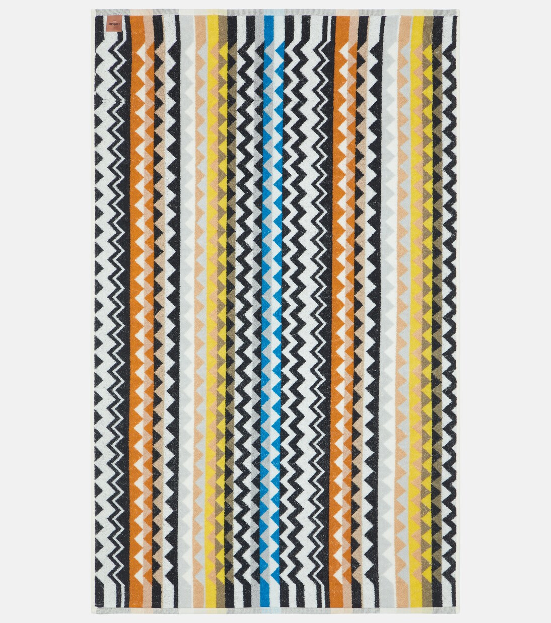 Best Zigzag set of 2 cotton terry towels | Missoni