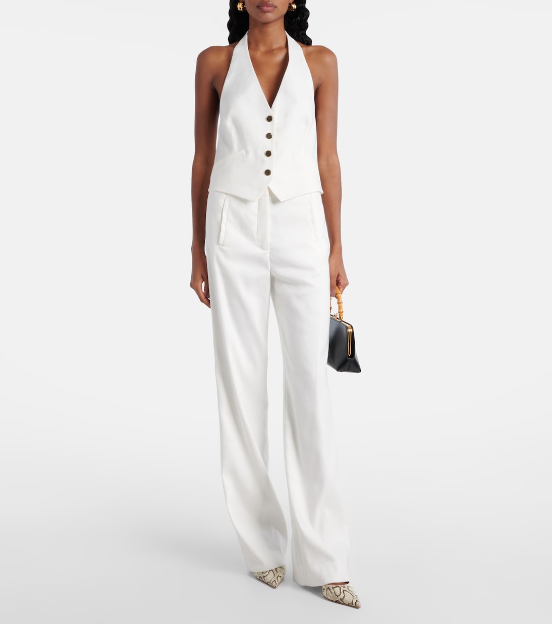 Arabella 리넨 블렌드 베스트 | Veronica Beard