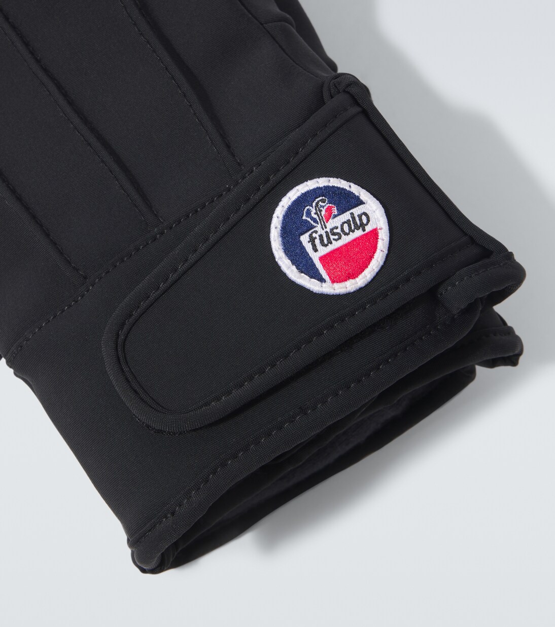 Glacier leather-trimmed ski gloves | Fusalp