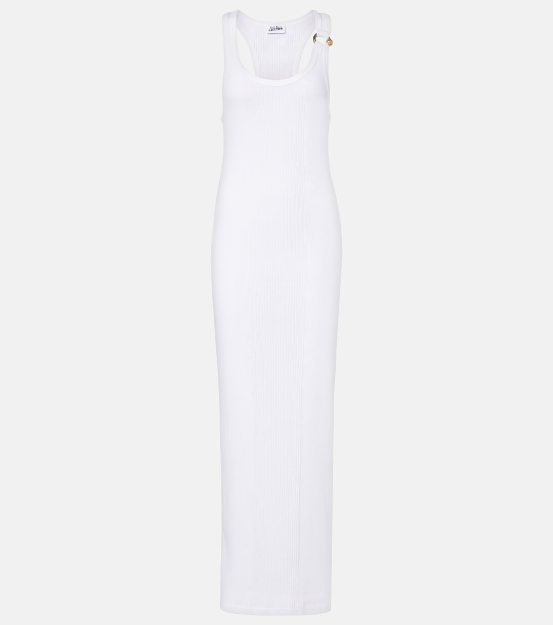 Robe longue Piercing en coton | Jean Paul Gaultier