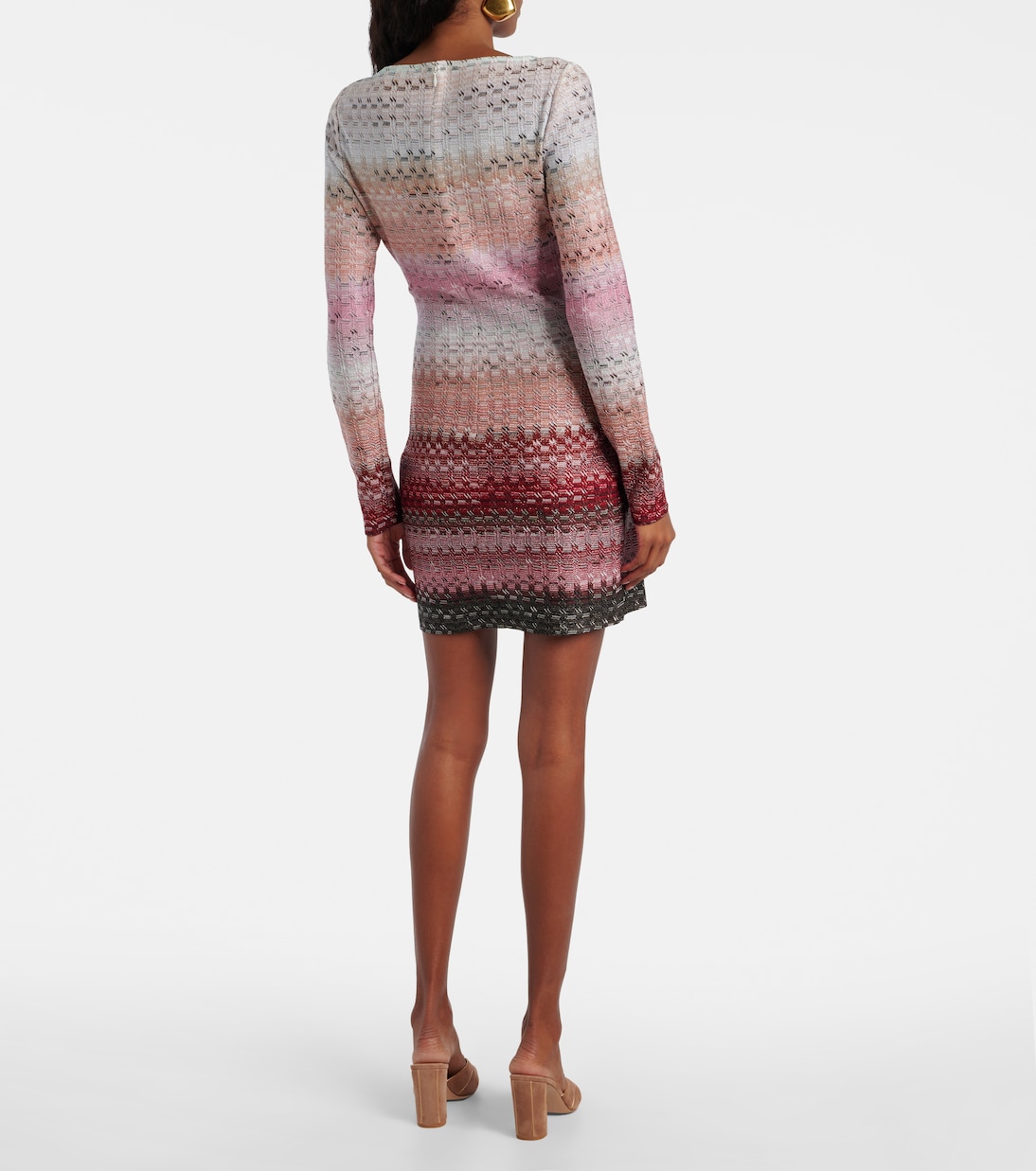 Minikleid aus Häkelstrick | Missoni