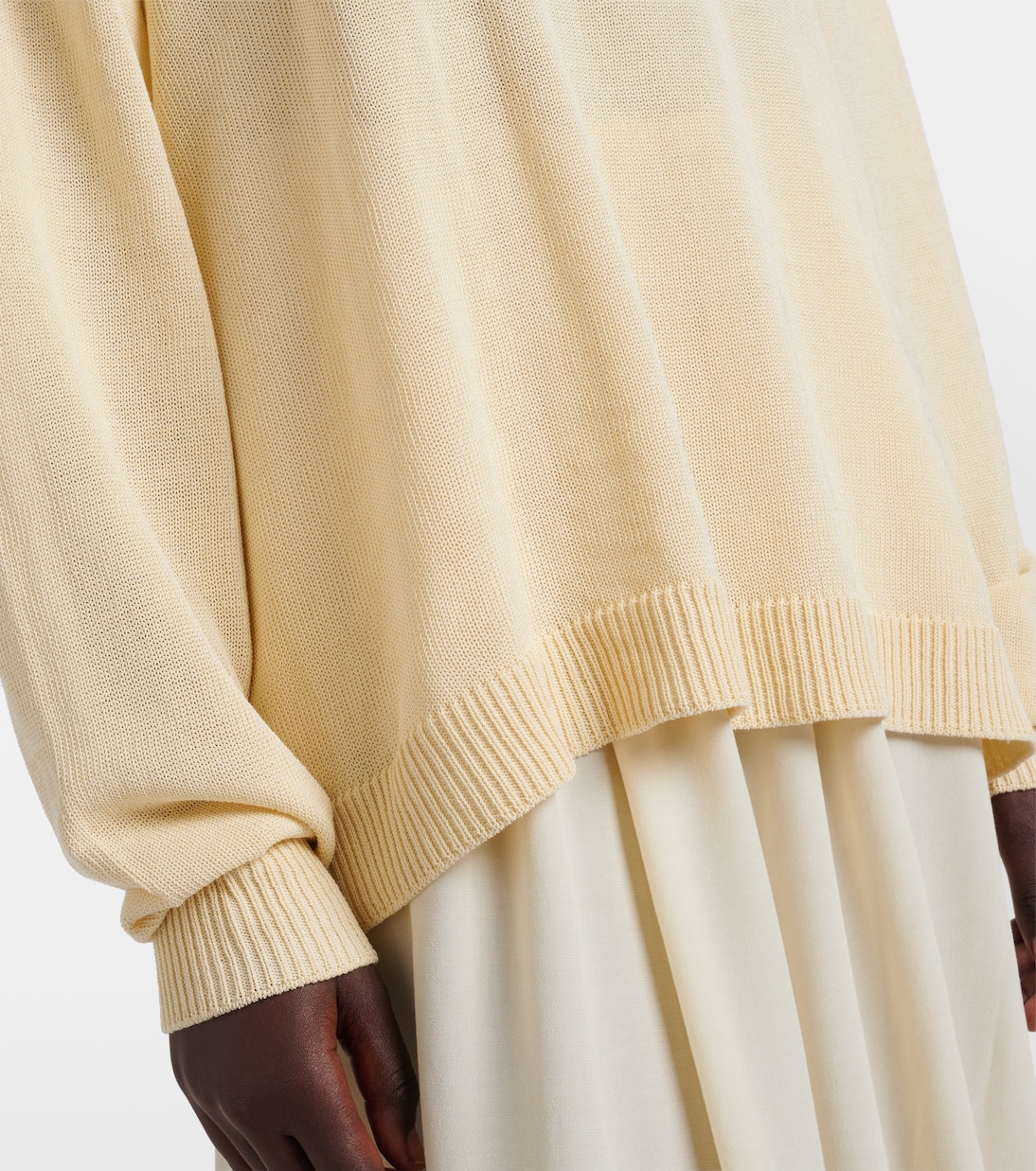 Basel cotton-blend sweater | The Frankie Shop