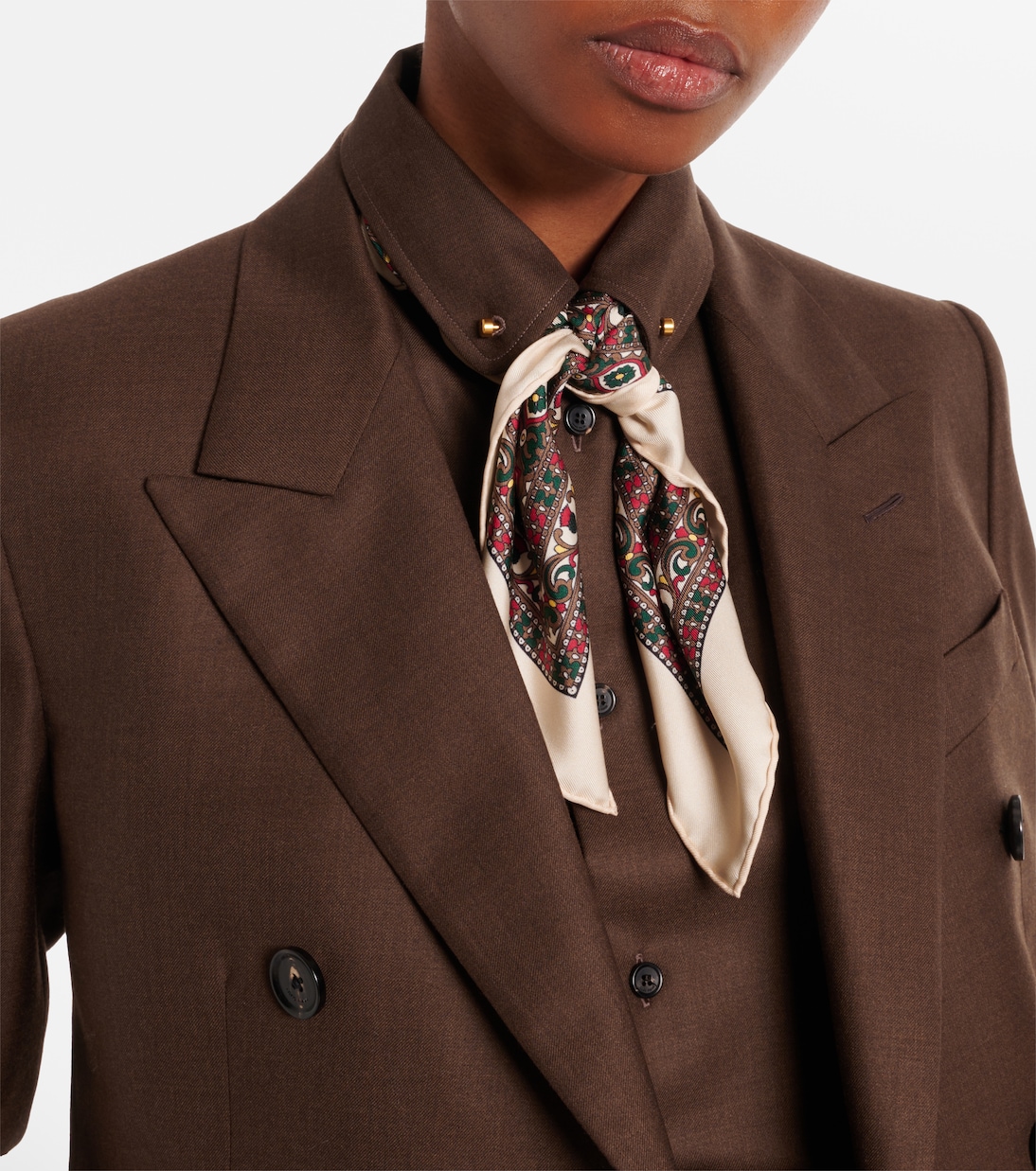 Printed silk scarf | Loro Piana