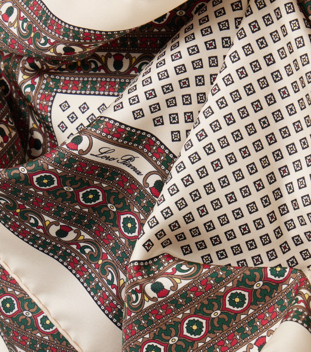 Printed silk scarf | Loro Piana