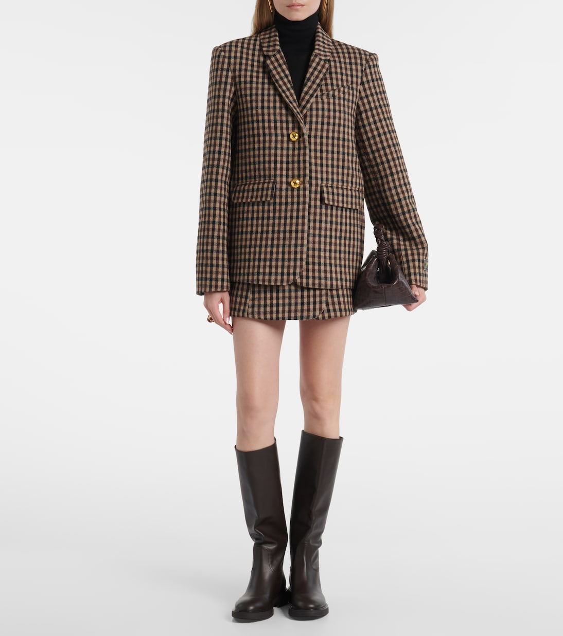 Wickelrock aus Wolle | Ganni