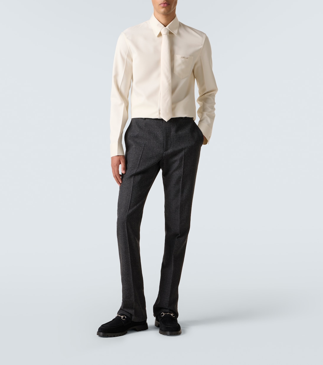 Horsebit suede loafers | Gucci