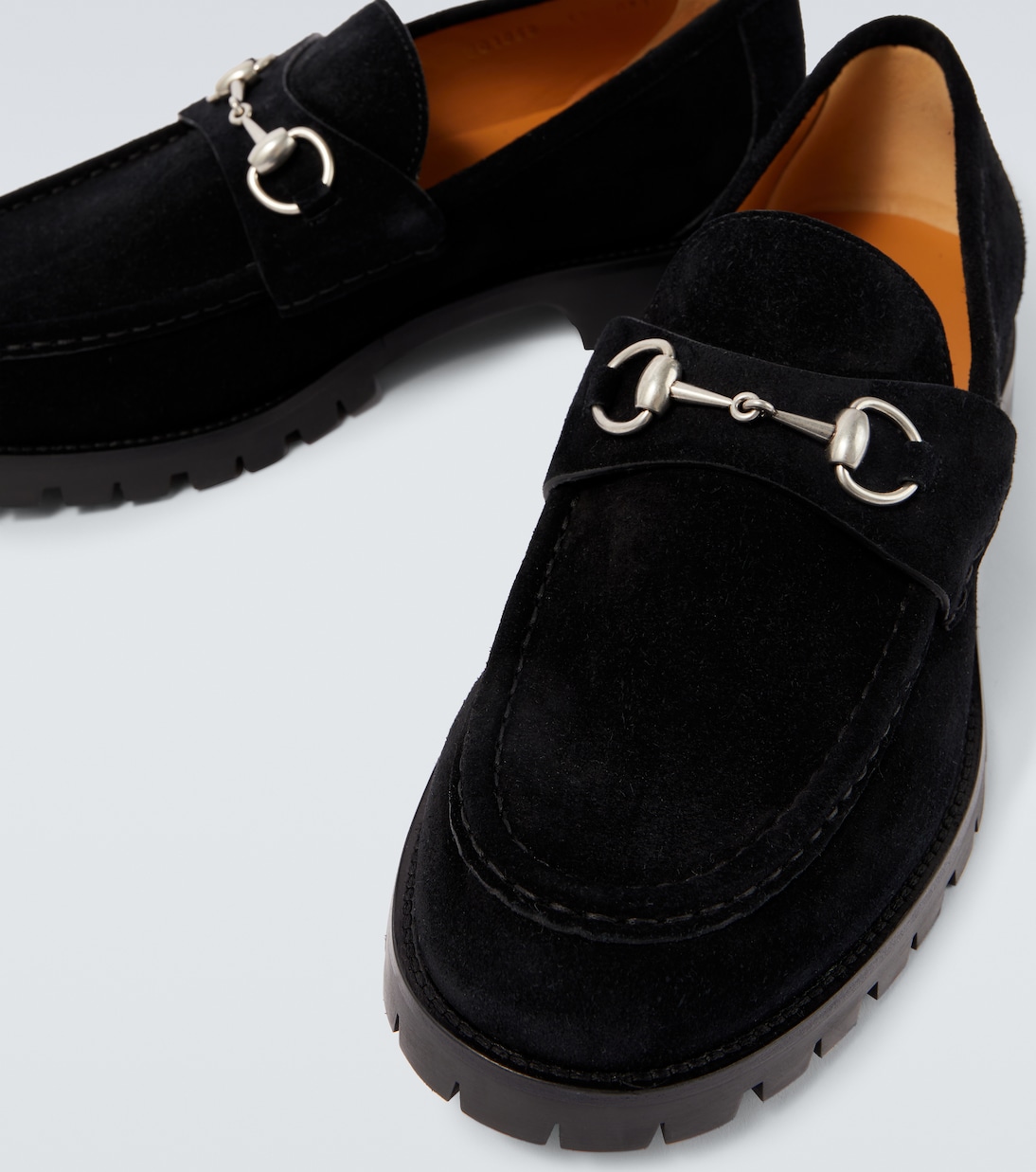 Horsebit suede loafers | Gucci