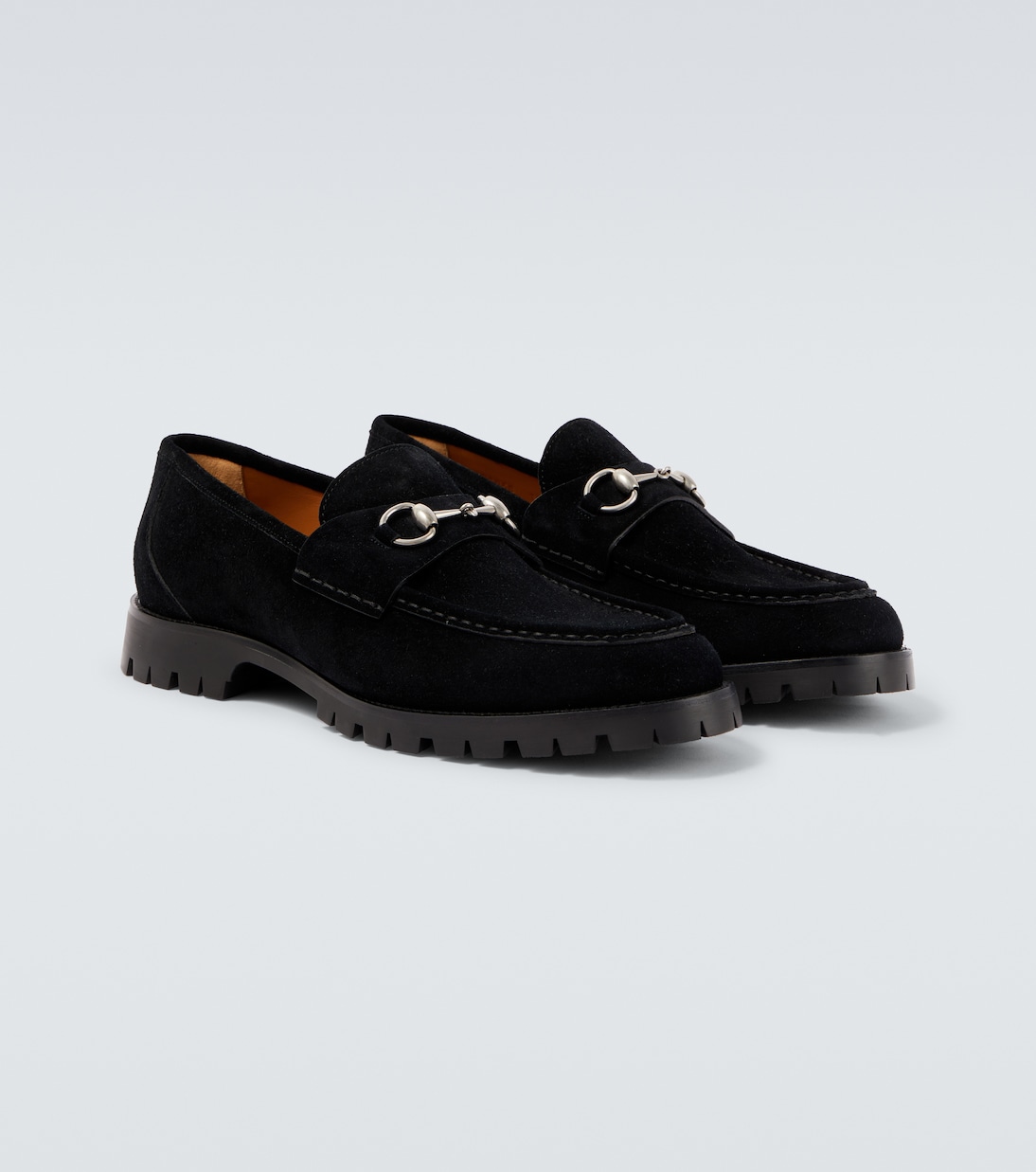 Horsebit suede loafers | Gucci