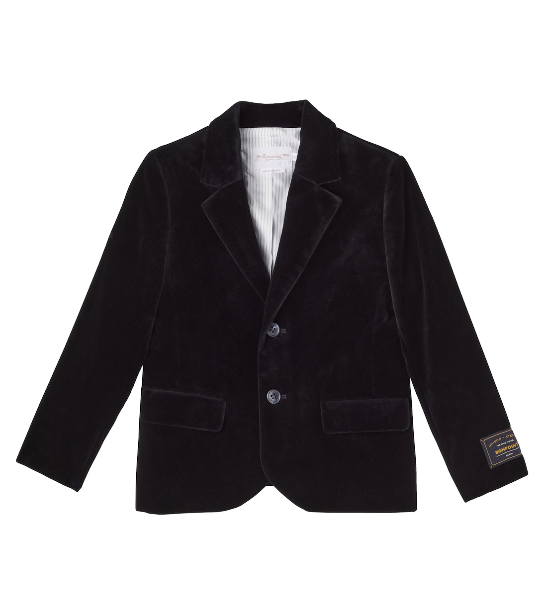 Teo cotton velvet blazer | Bonpoint