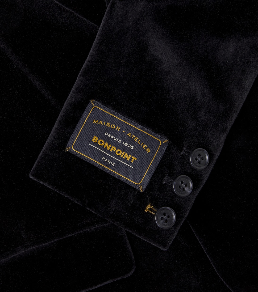 Teo cotton velvet blazer | Bonpoint